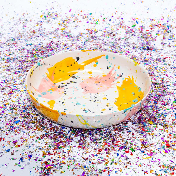 Large Pet Bowl in Confetti – Felt+Fat